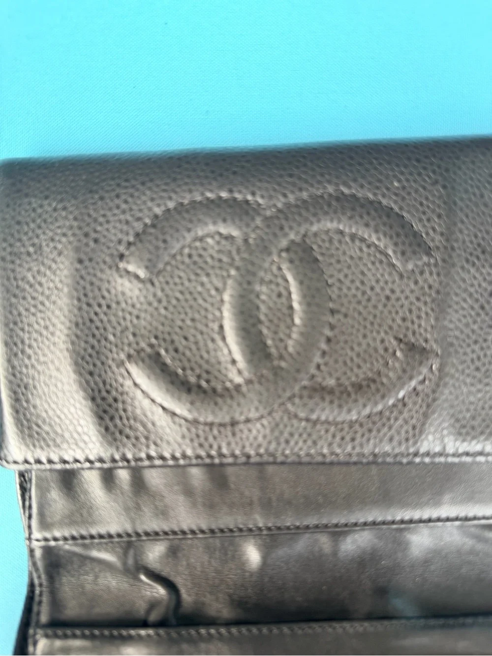 CHANEL compact wallet